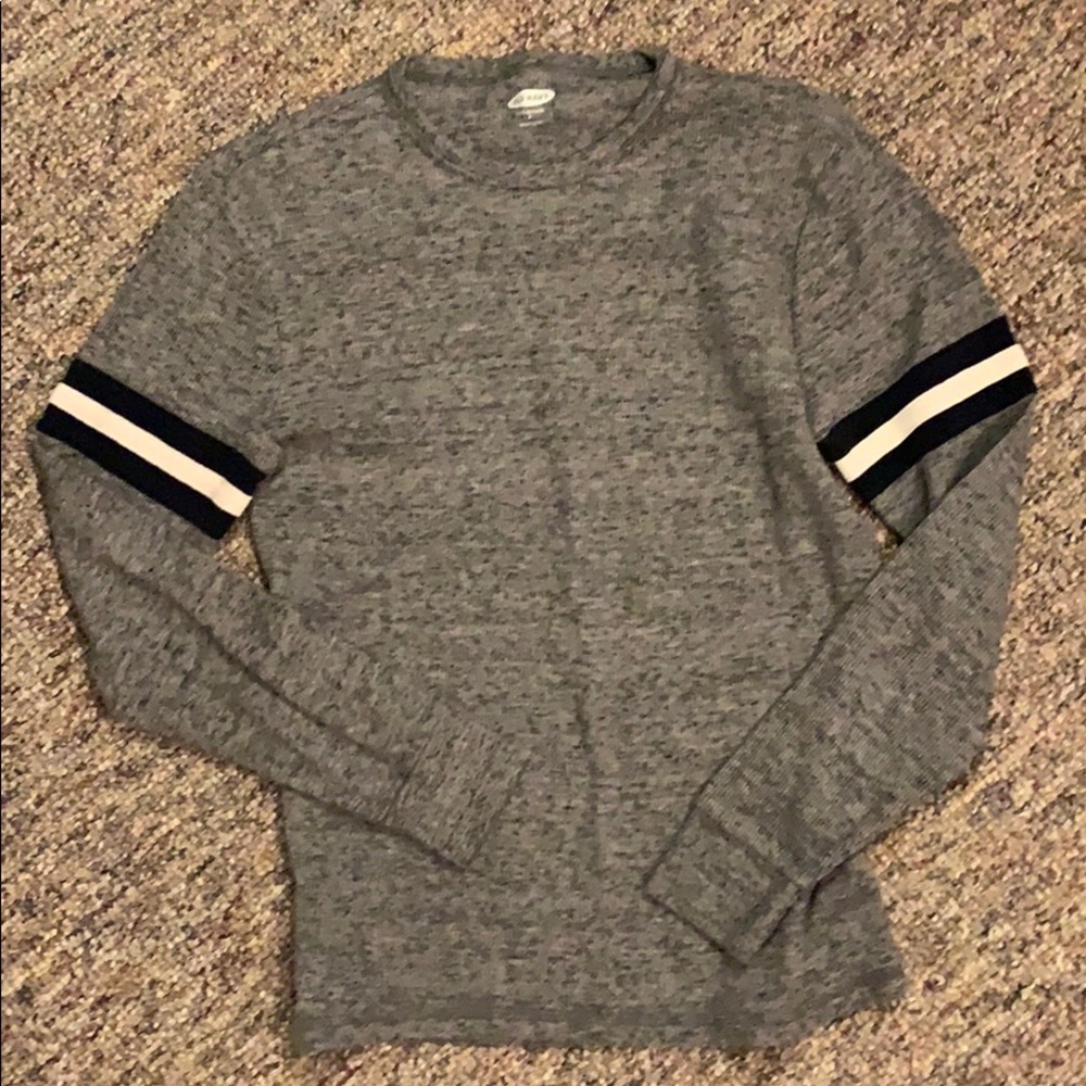 Grey waffle tee